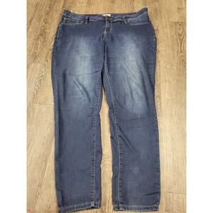 YMI Dark Wash Super Skinny Jeans Plus Size 20 Stretch
